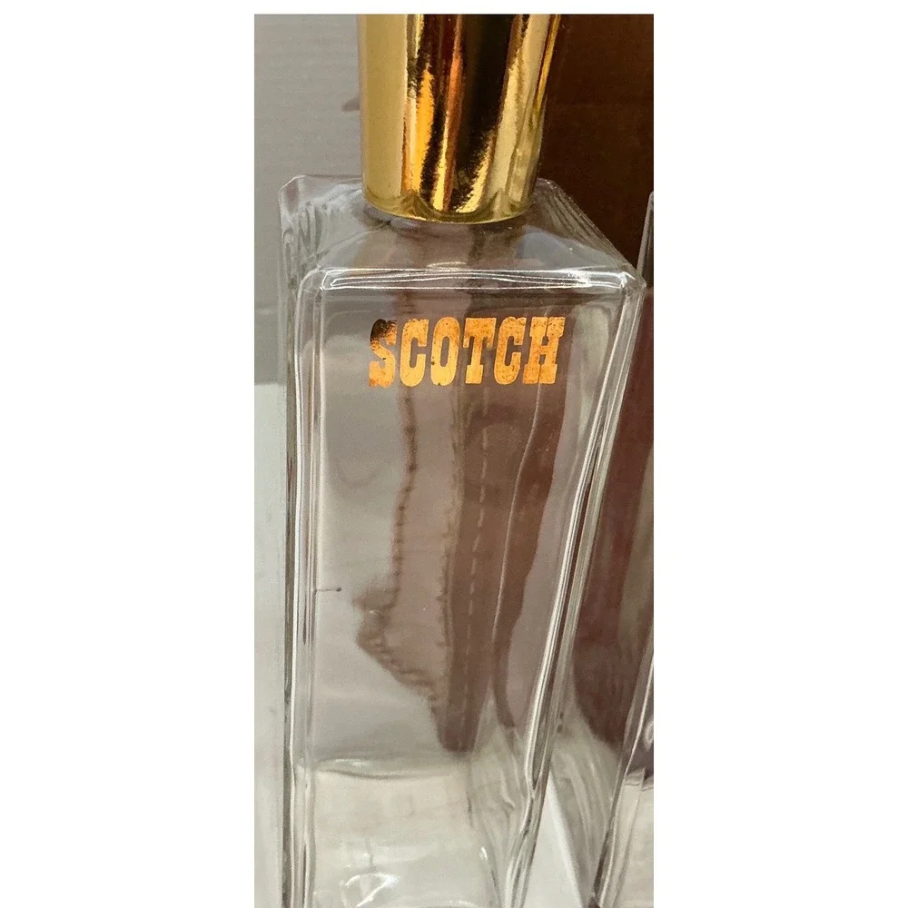 Vintage Travel Bar Set 3 Glass Decanters Bourbon Scotch Gin Faux Leather Case